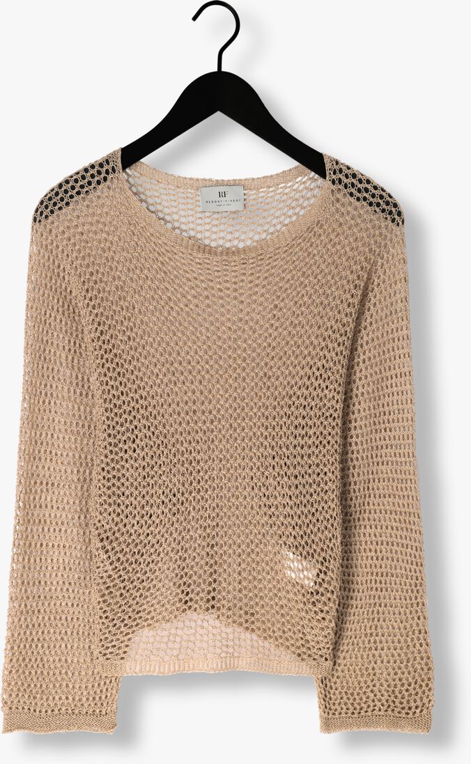 RESORT FINEST beige resort finest trui crochet sweater