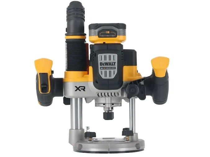 DeWALT DCW620H2-QW, Fod til justering af fræsedybde, Sort, Gul, 23000 rpm, 8 (5/16
