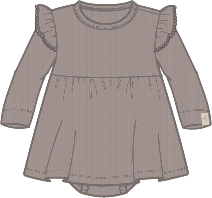 Lil' Atelier NBFNARA LS BODY DRESS LIL Etherea