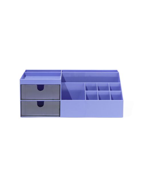 organiseur de bureau violet