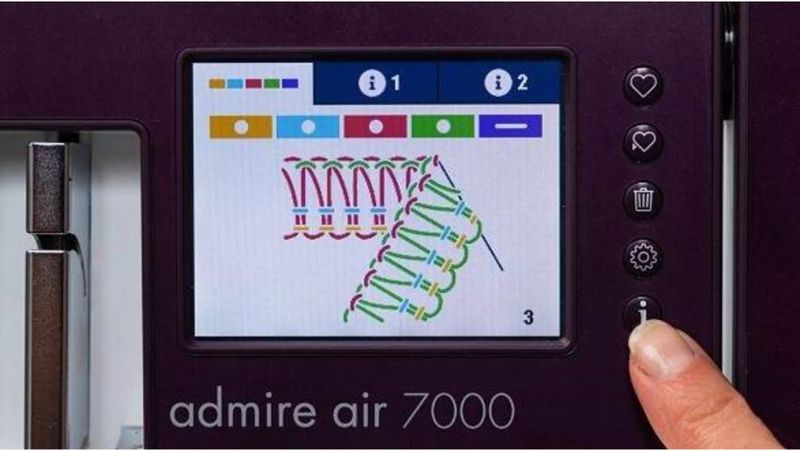 Pfaff - Admire Air 7000 - Lockmachine