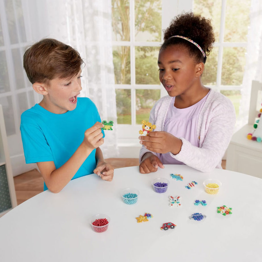 Aquabeads Navulling Glans parel pakket, 2000 parels in 24 kleuren
