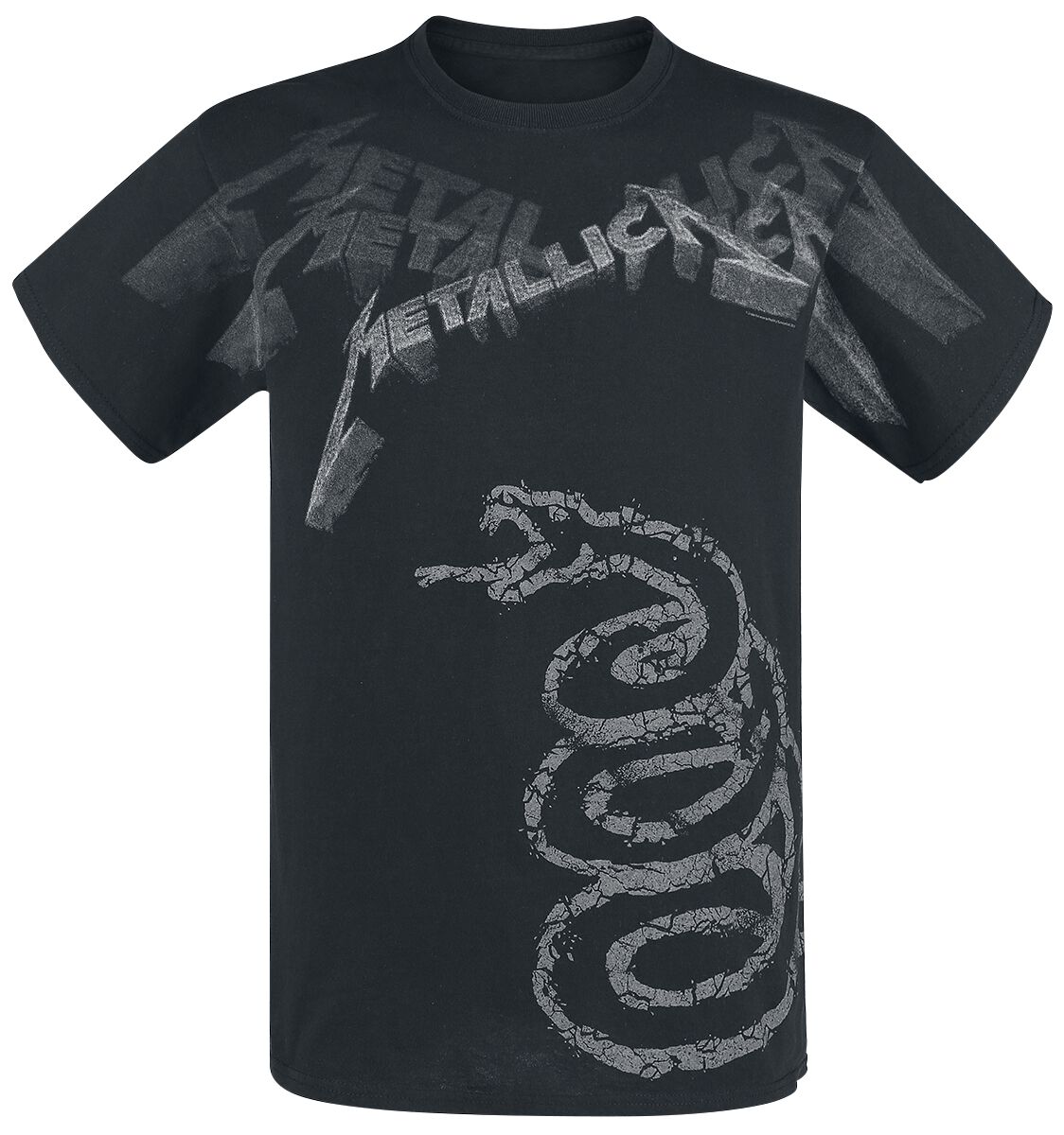 Black Album Faded | Metallica T-Shirt Manches courtes
