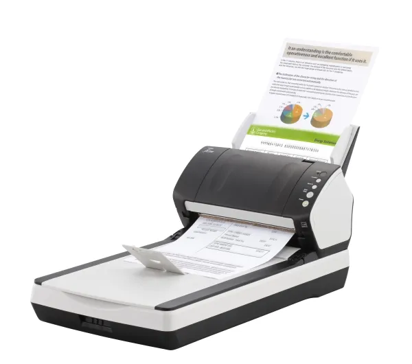 Ricoh fi 7240 - Dokumentscanner - Triple CCD - Duplex - 216 x 355.6 mm - 600 dpi x 600 dpi - op til 40 ppm (mono) / op til 40 ppm (farve) - ADF (80 ark) - USB 2.0