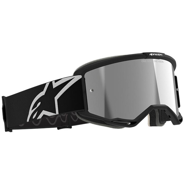 Alpinestars - Masque Vision 5 Corp Mirror Noir / Blanc / Argent