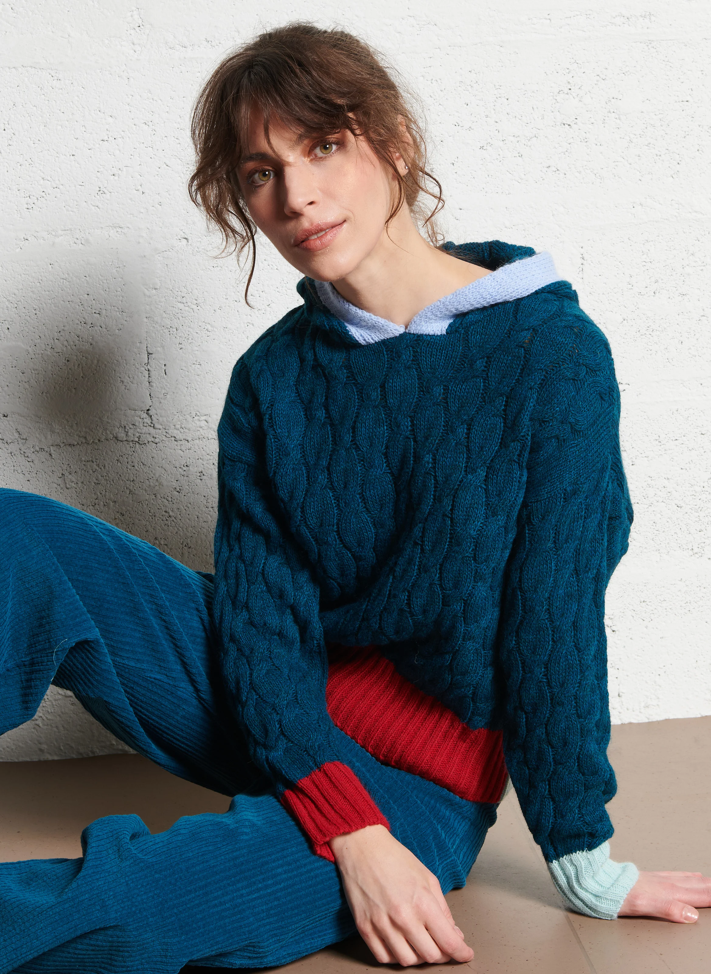 COREO - Pull à capuche | Bleu