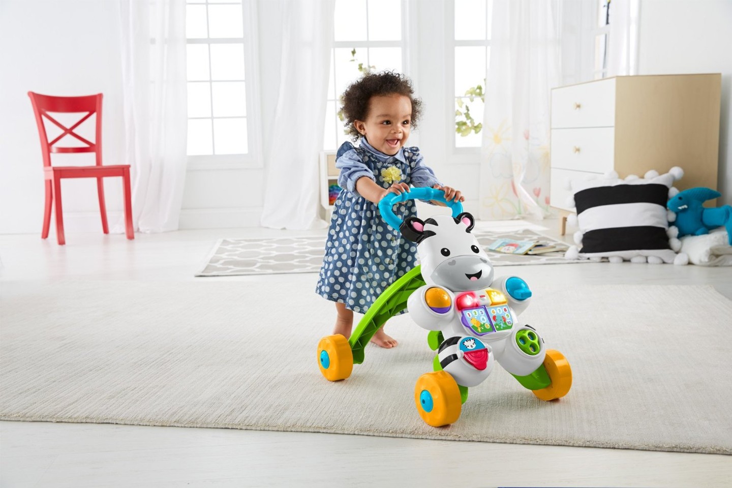 Fisher-Price - Lær med Mig - Zebra Gåvogn