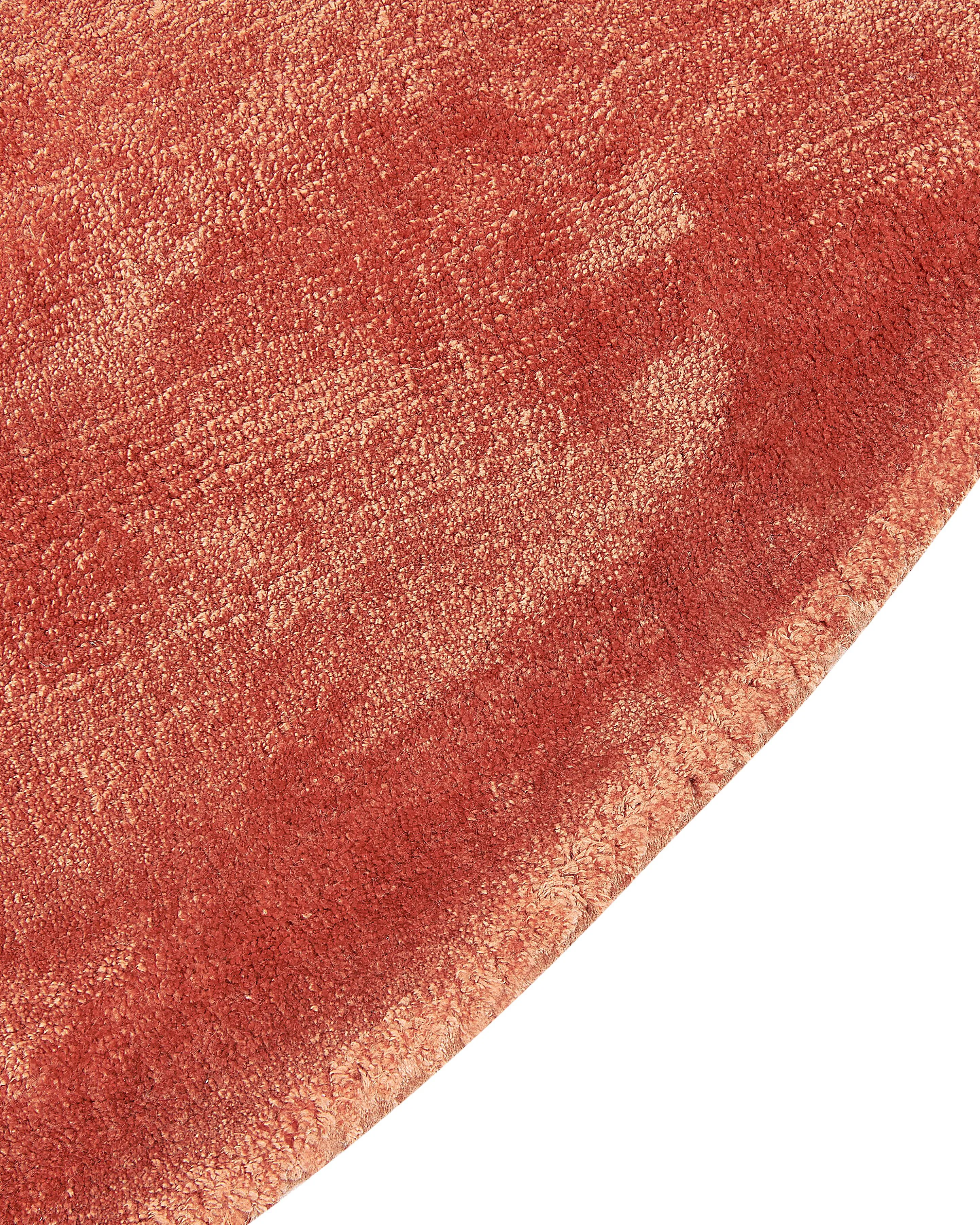 Vloerkleed GESI II Oranje ø 140 cm Viscose