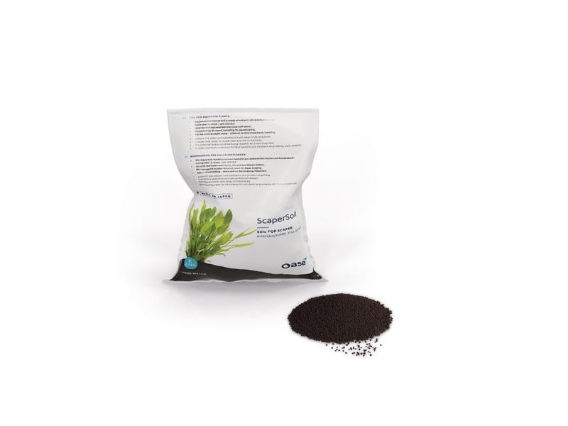 OASE Bodengrund ScaperLine Soil, 3 l, Schwarz Aktiver Bodengrund für Aquarien