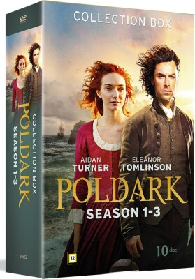 Poldark Box 1 - Sæson 1-3 - DVD