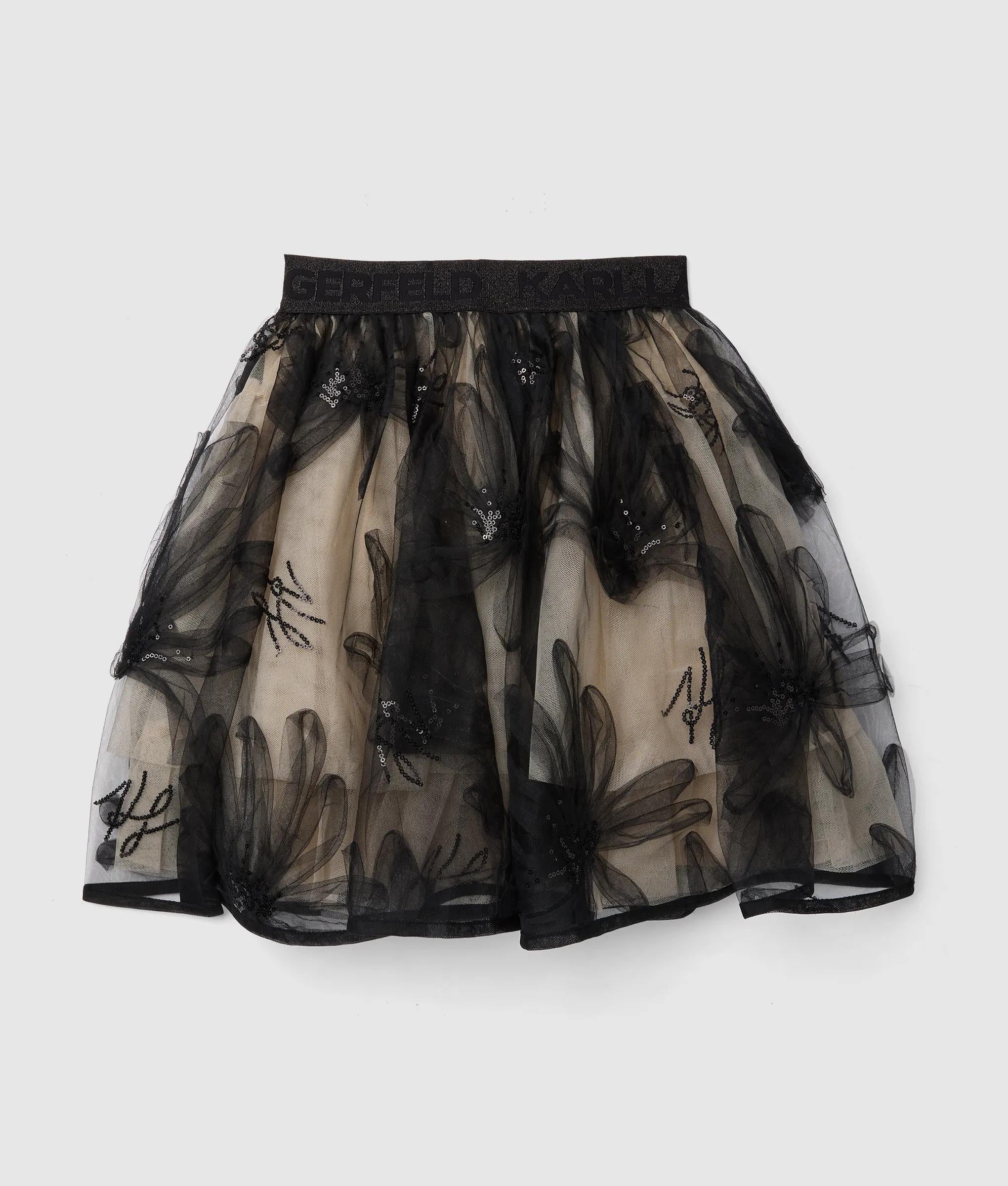 Mesh rok met pailletten voor meisjes