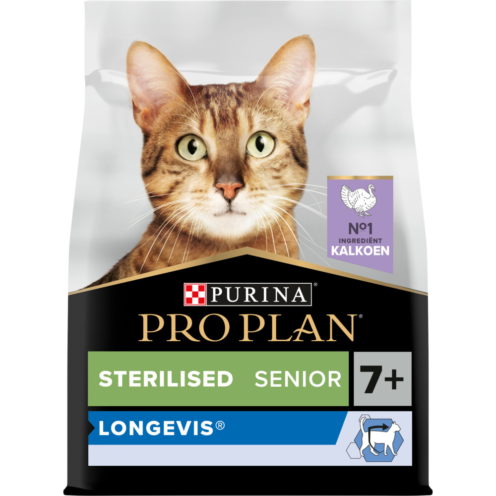 Pro Plan Senior 7+ Sterilised Longevis Kalkoen1,5 kg