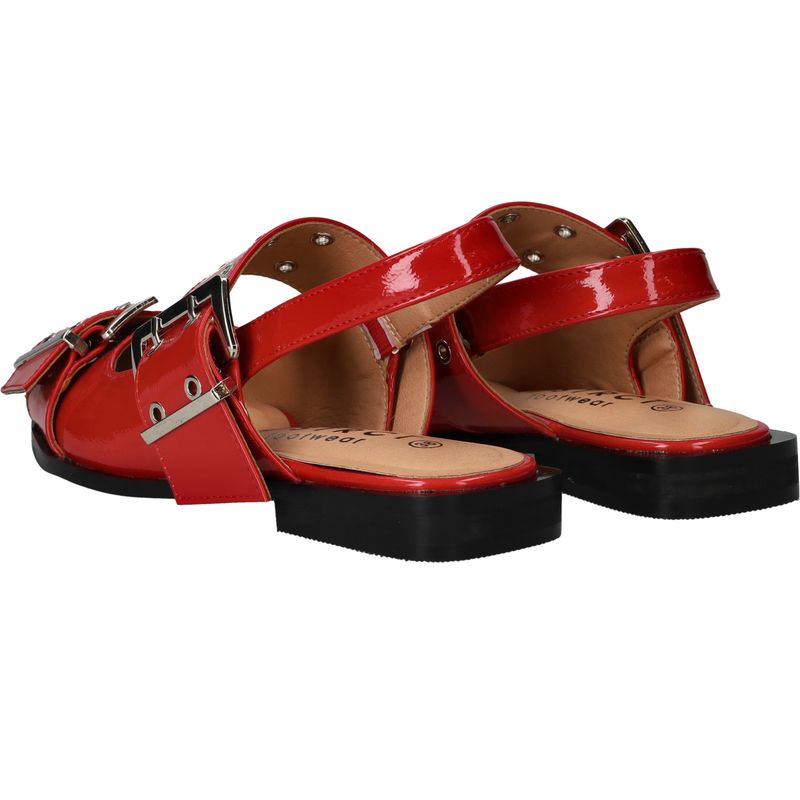 DSTRCT Slingbacks Rood