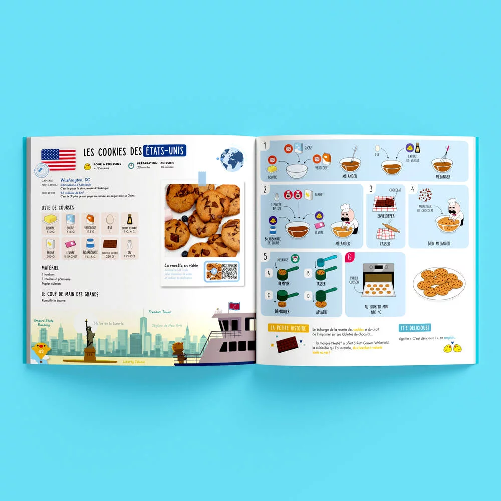 CHEFCLUB -COFFRET KIDS RECETTES DU MONDE