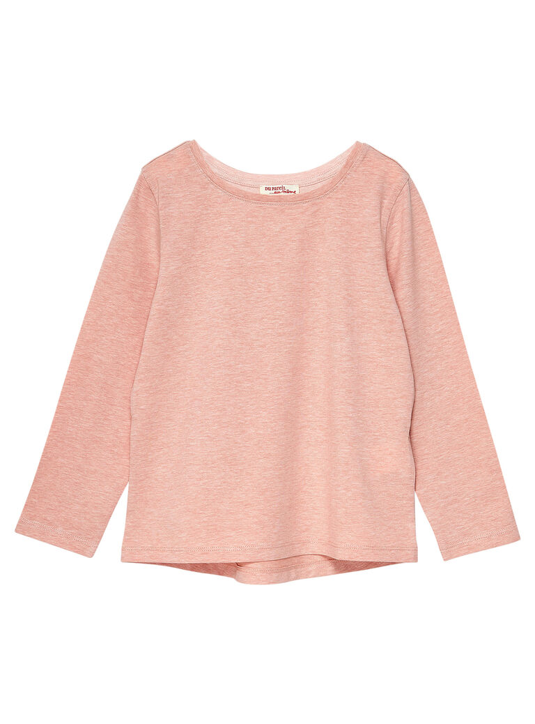 Tee Shirt Manches Longues Rose