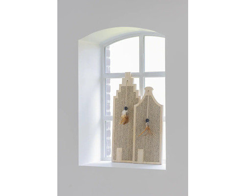 Krabplank ontworpen door Lotte Berit, hout, zeegras, 20 x 3 x 60 cm, beige