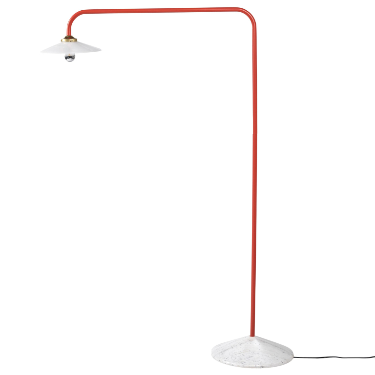 Valerie Objects Standing lamp no. 1 marmer vloerlamp Red