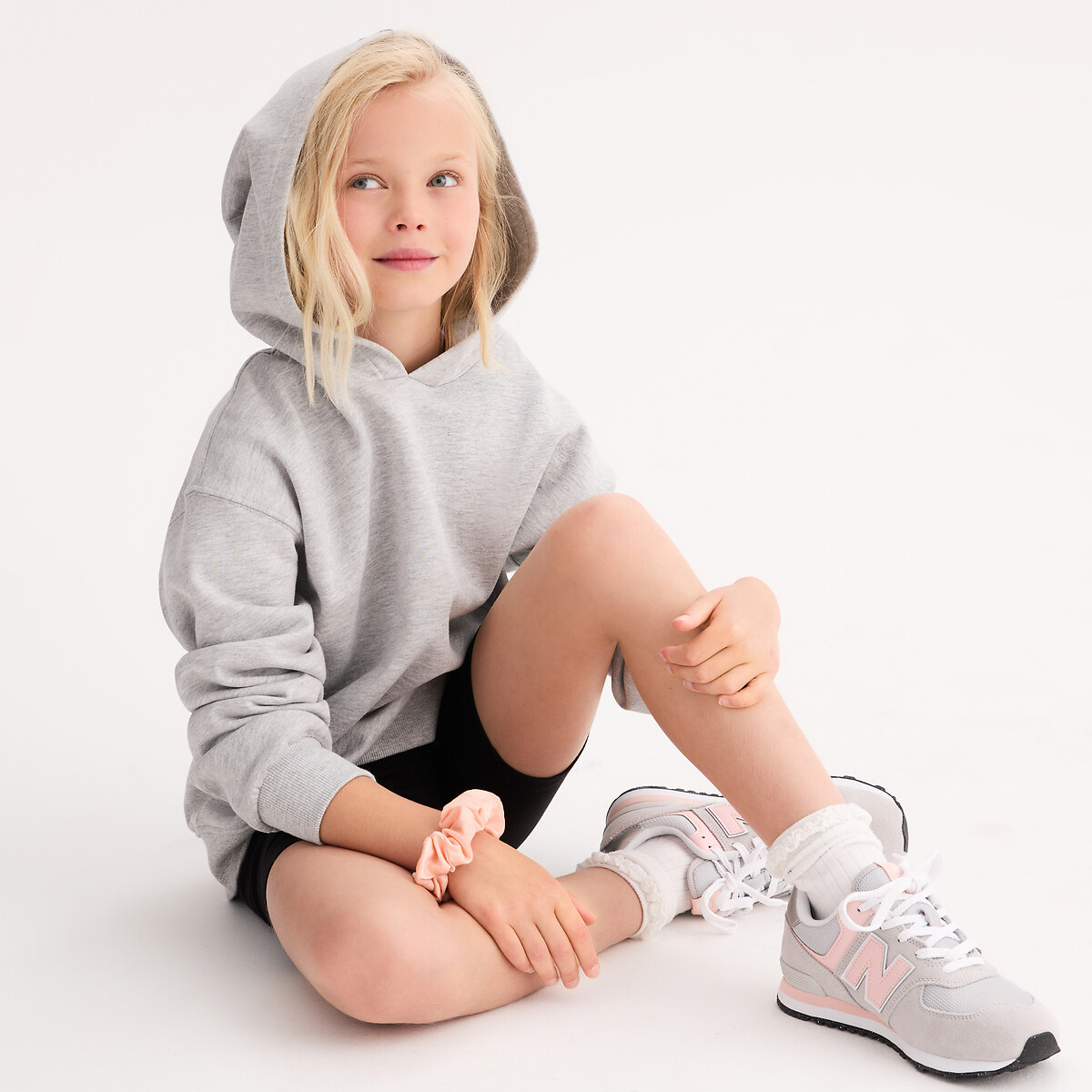 LA REDOUTE COLLECTIONS<br>Moletom com capuz em feltro