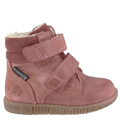 Bundgaard VinterStøvler - Rabbit Velcro - Tex - Old Rose
