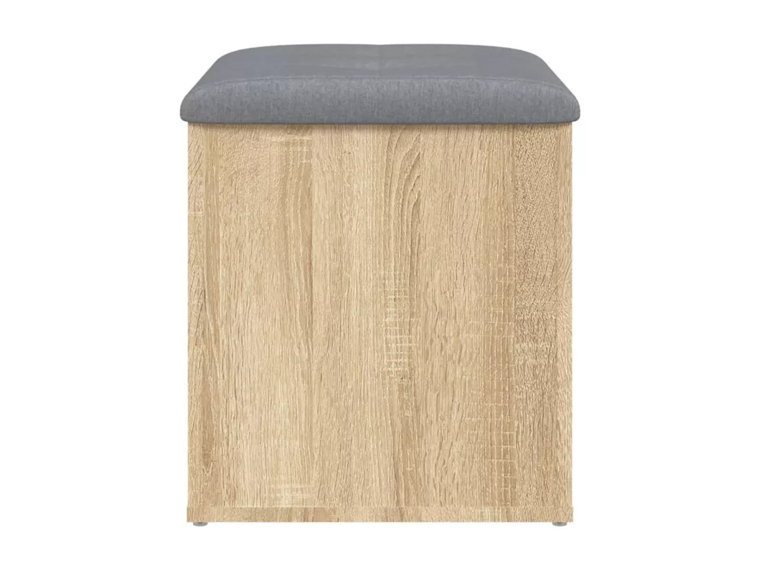 Banc de rangement chêne sonoma 42x42x45 cm bois d'ingénierie