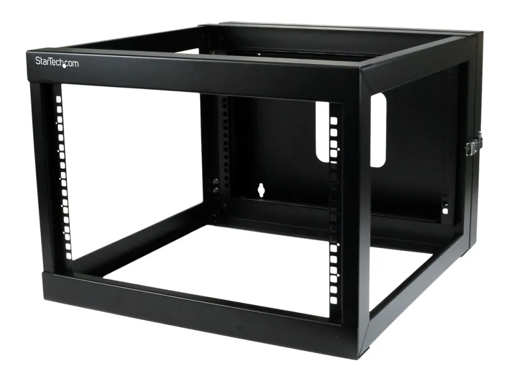 StarTech.com 6U Hinged Open Frame Wall Mount Network Rack - 4-Post 22