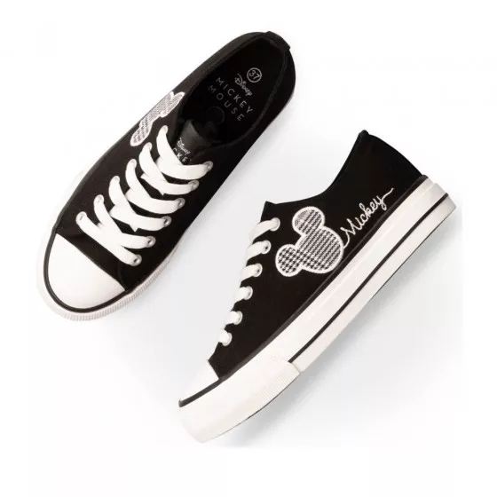 Baskets NOIR MICKEY