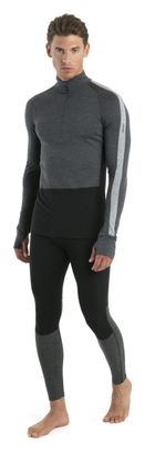 Baselayer Manches Longues Icebreaker Merinos 200 ZoneKnit Gris