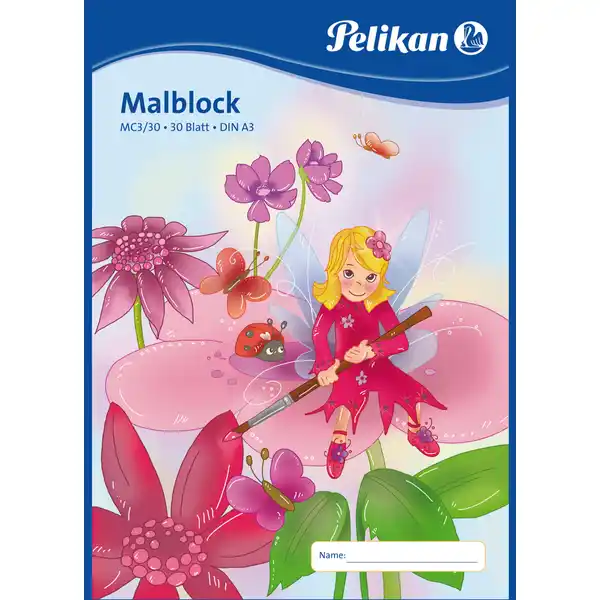 Malblock DIN A3 Fee / Pirat, sortiert