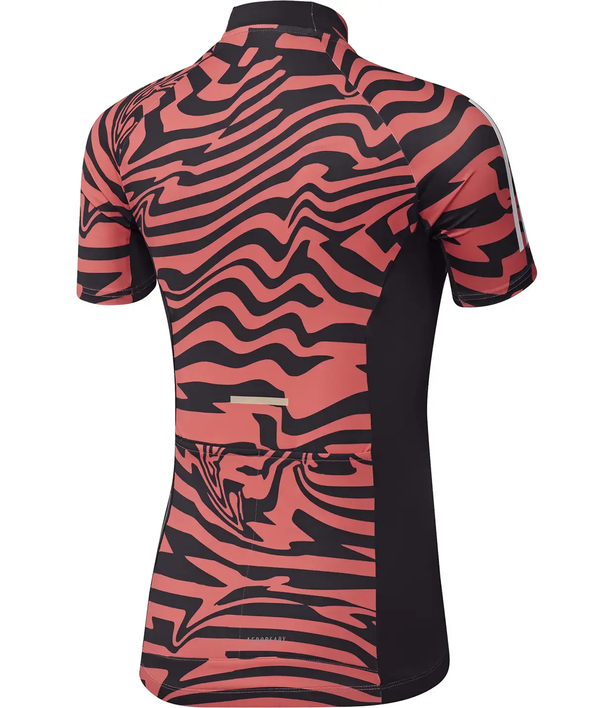 adidas Essential FZ Fietsshirt Korte Mouwen Roze/Zwart Dames