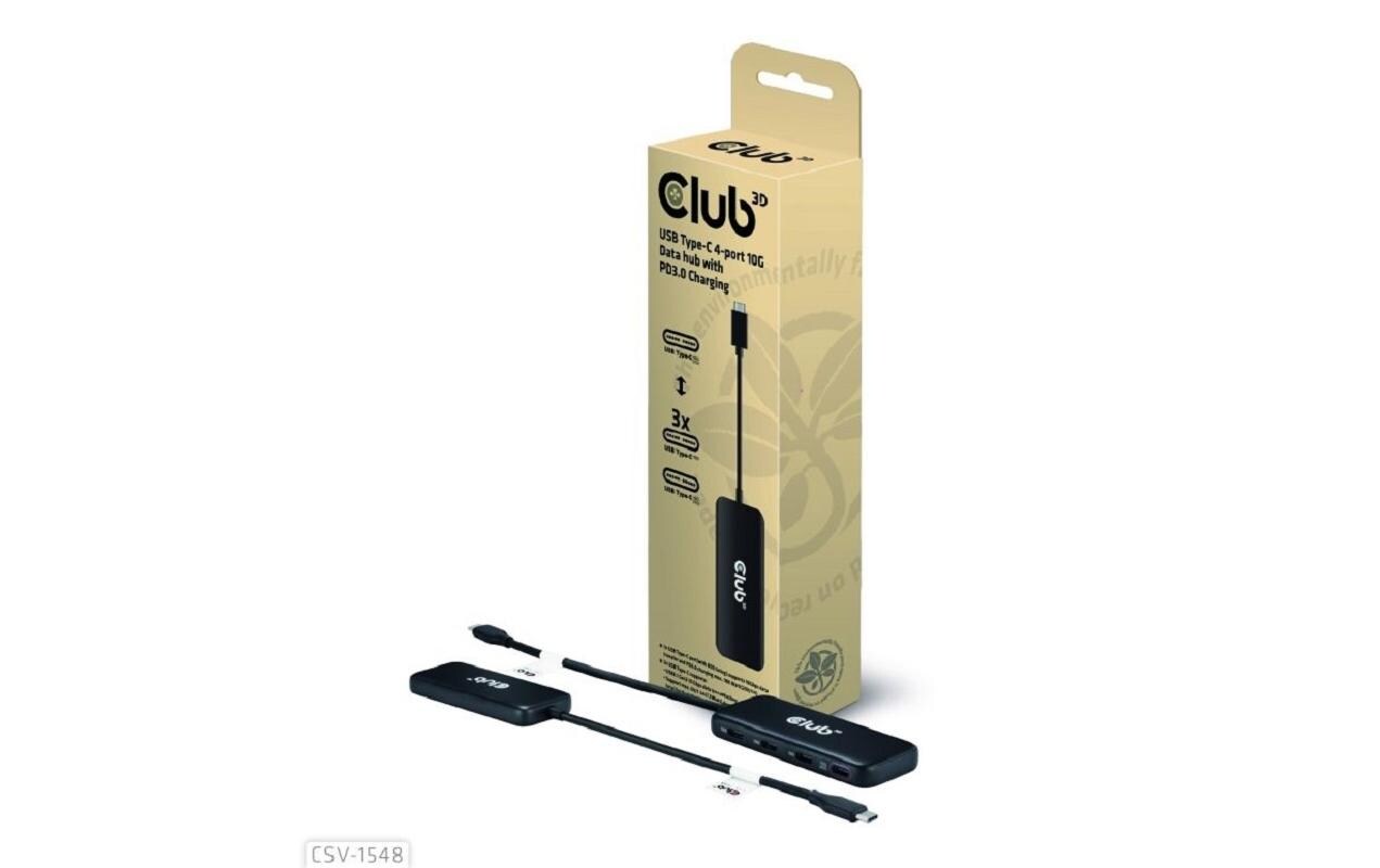 USB-Hub CSV-1548USB Typ-C 4-Port 10G Daten-Hub mit PD3.0 Ladefunktion
