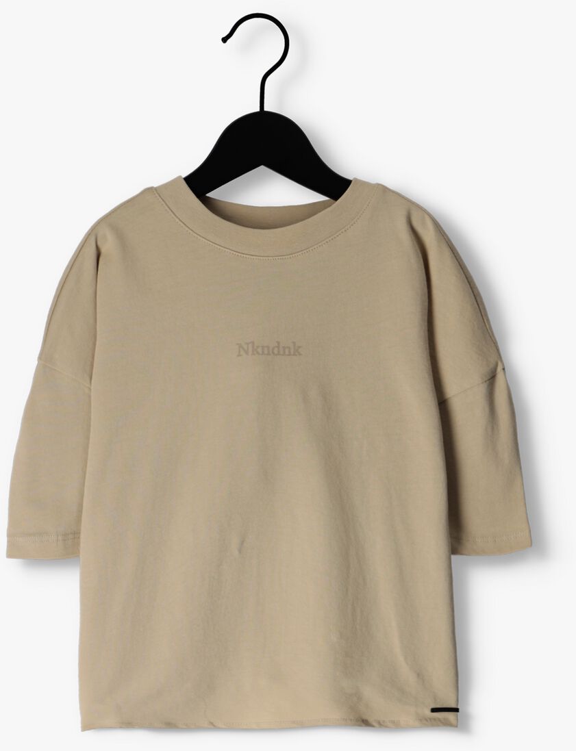 NIK & NIK bruine nik & nik t-shirt enjoy life oversized t-shirt
