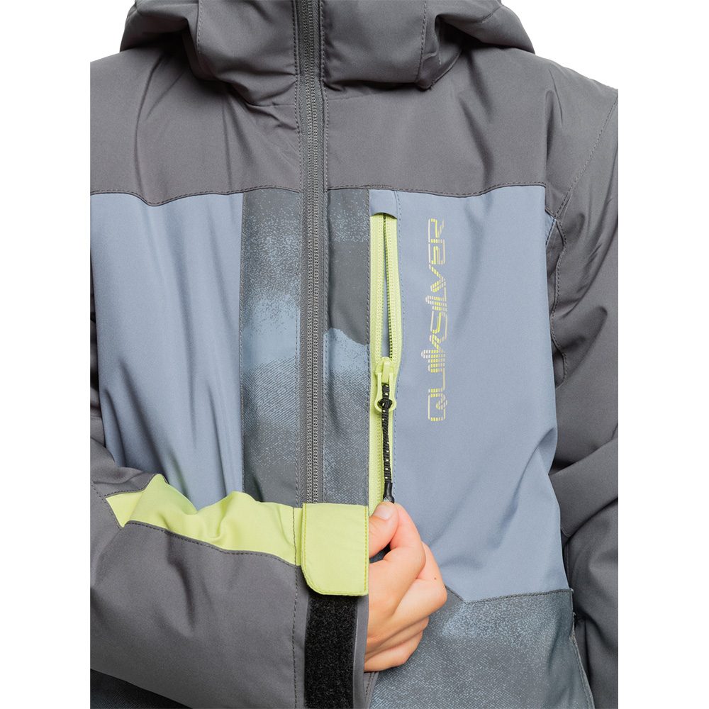 Quiksilver Silvertip Skijacke Jungen flint stone