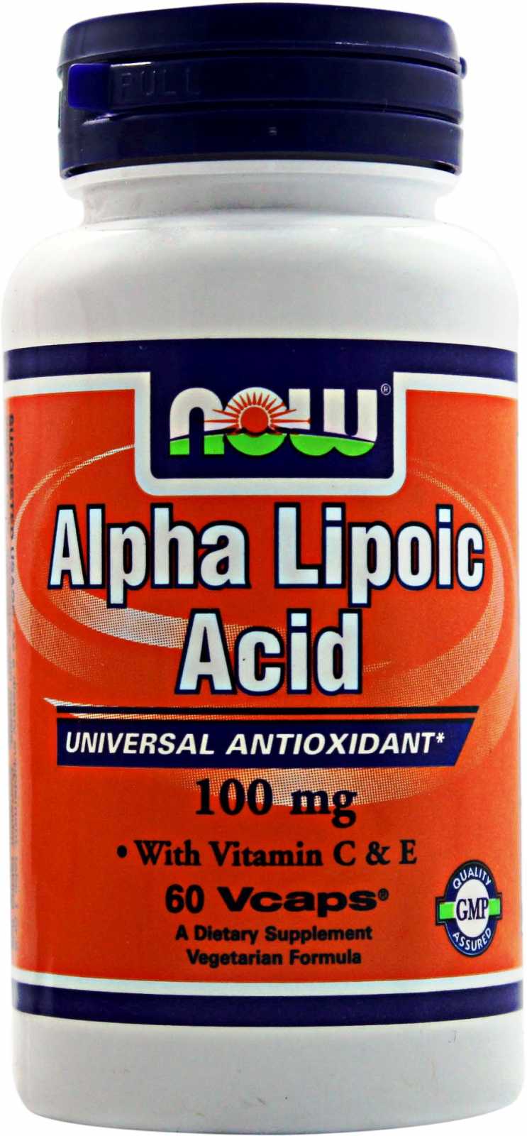 NOW Foods Ácido Alfa Lipoico 100mg 60 cápsulas