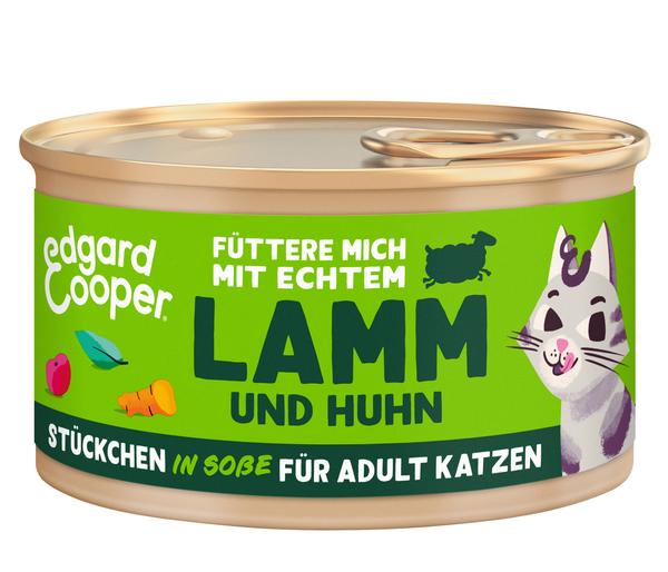 Edgard & Cooper Nassfutter für Katzen Lamm &