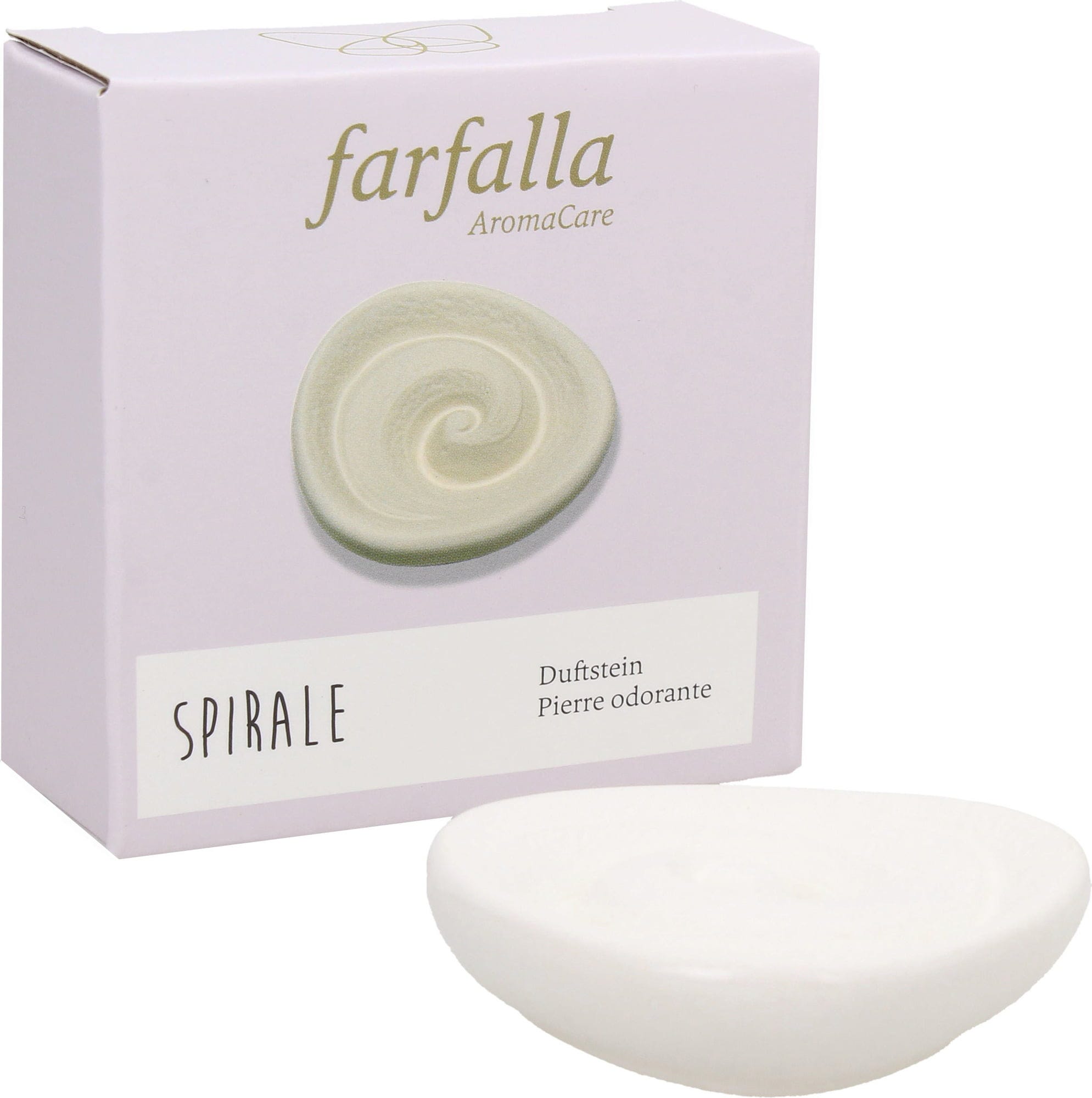 farfalla  Duftstein Spirale, Unterseite glasiert