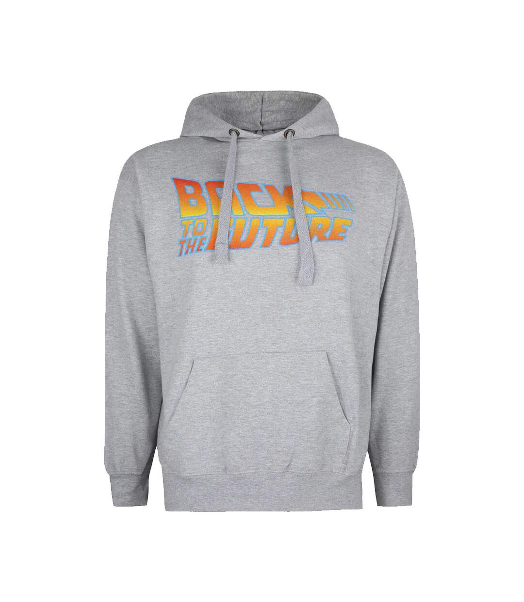 Back To The Future - Sweat à capuche - Homme (Gris) - UTTV1055