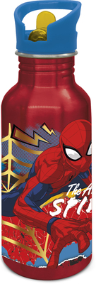 Marvel Spider-Man  Aluminium Vannflaske 545ml, Rød
