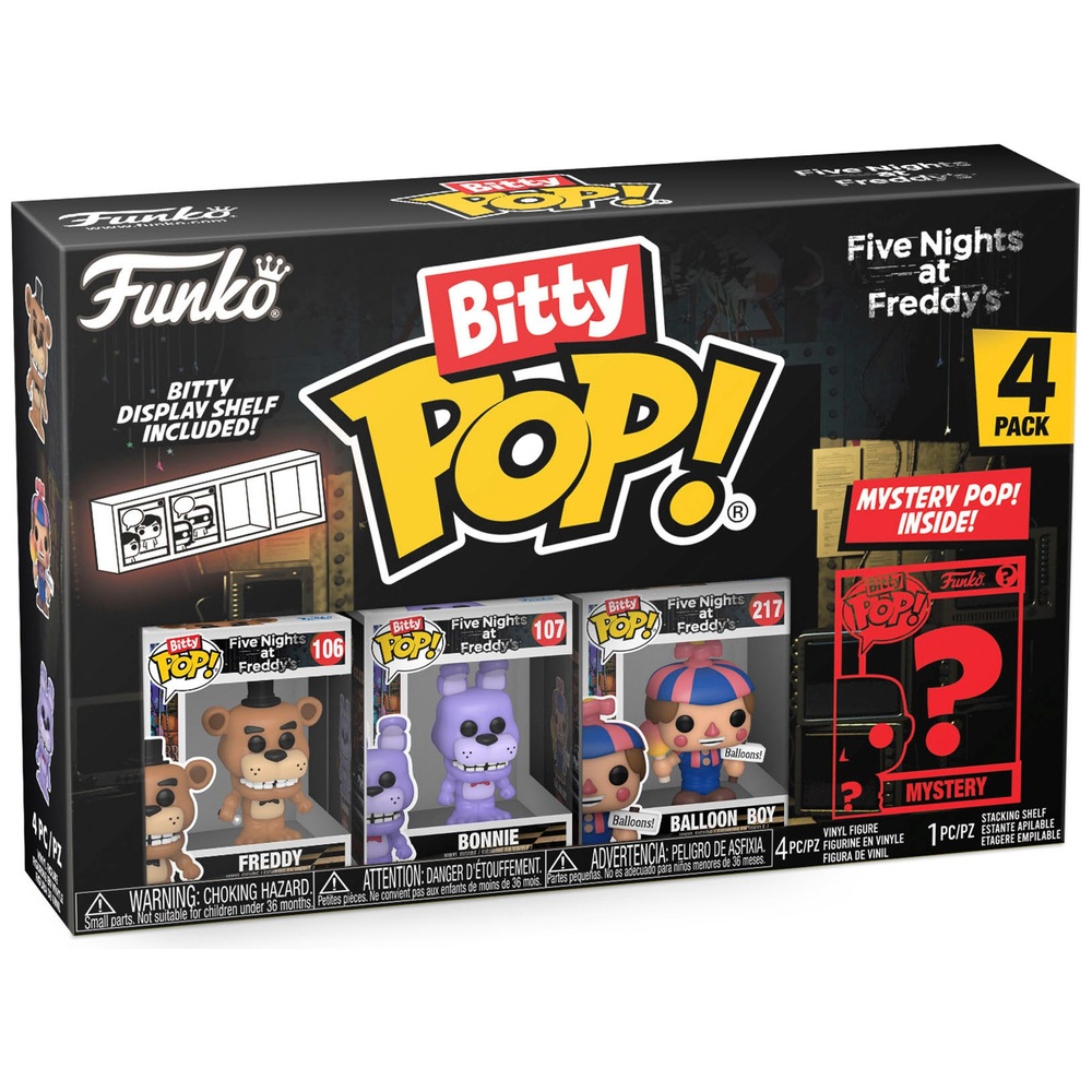 POP! Vinyl: Bitty Pop Five Nights at Freddy's Freddy 4er-Pack
