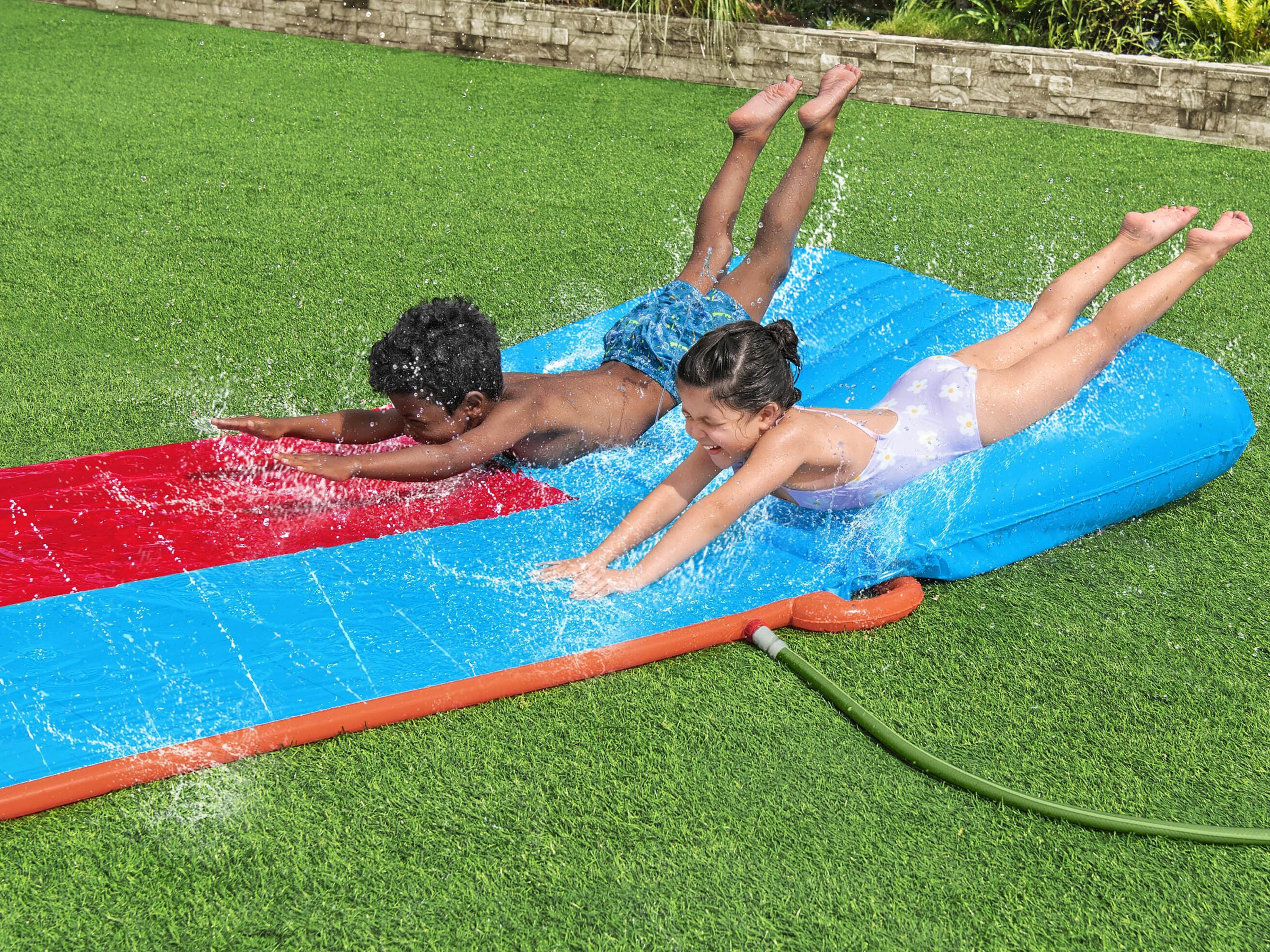 Wasserrutsche Tsunami Splash Ramp Double Slide H2OGO!