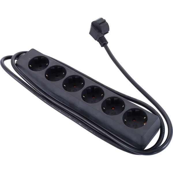 Stairville 6 Way Power Split Black