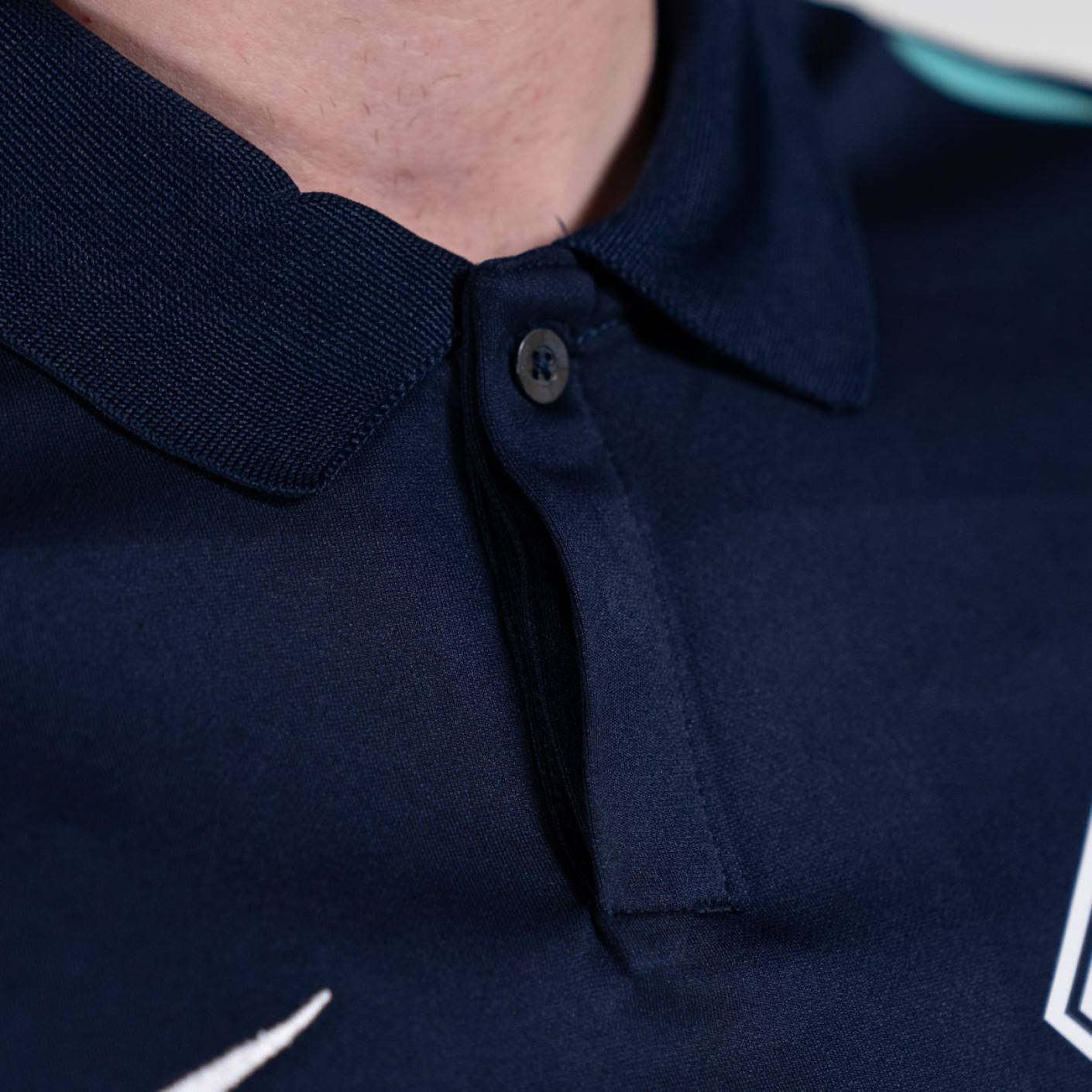 Nike KNVB Scheidsrechters Polo Trainingsset 2024-2026 Donkerblauw Turquoise Wit