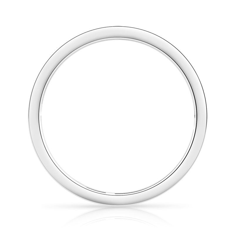 Bague or 375 blanc diamant