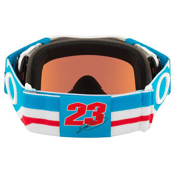 Oakley - Masque Airbrake MX Chaze Sexton Signature - Ecran Prizm iridium Bleu / Blanc