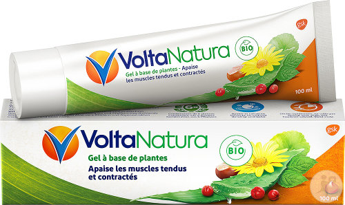 VoltaNatura Gel De Massage À Base De Plantes Bio Tensions Musculaires Tube 100ml