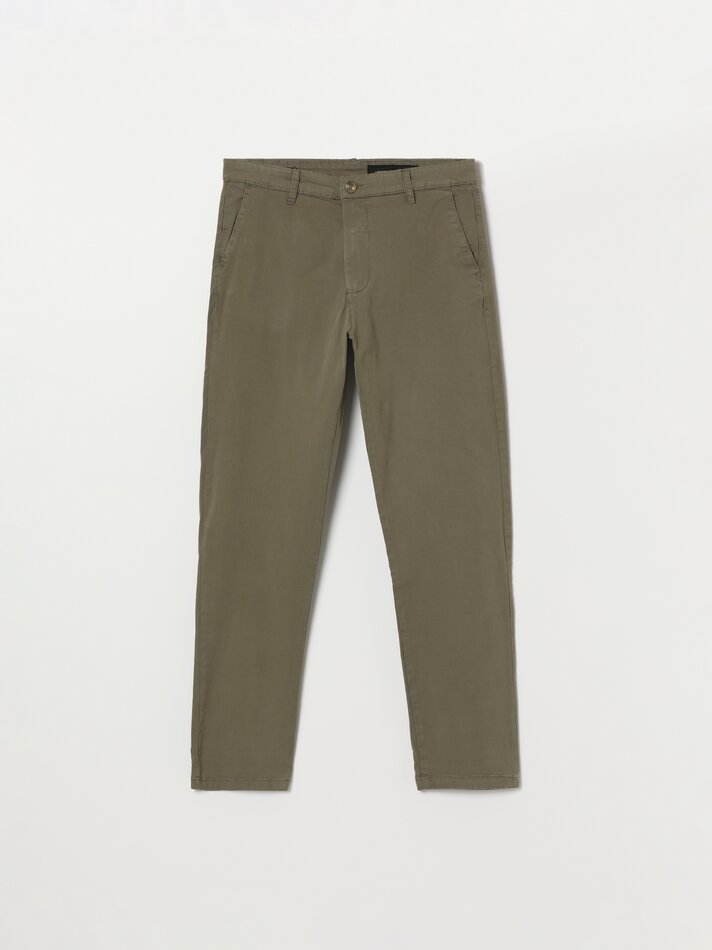 Calça chino slim - Verde