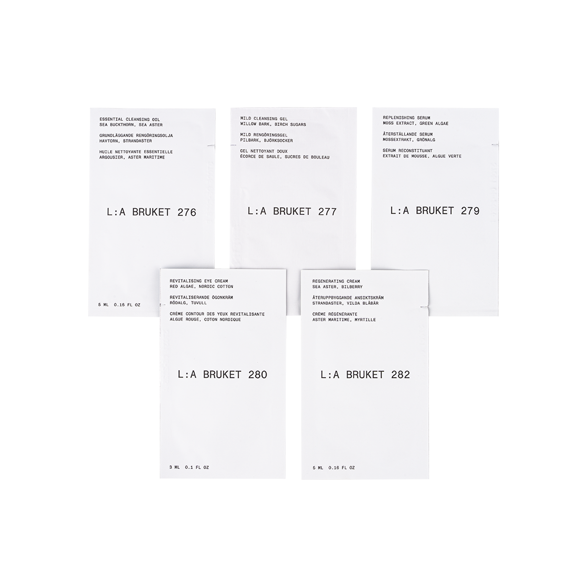 Skincare Sample Set L:a Bruket