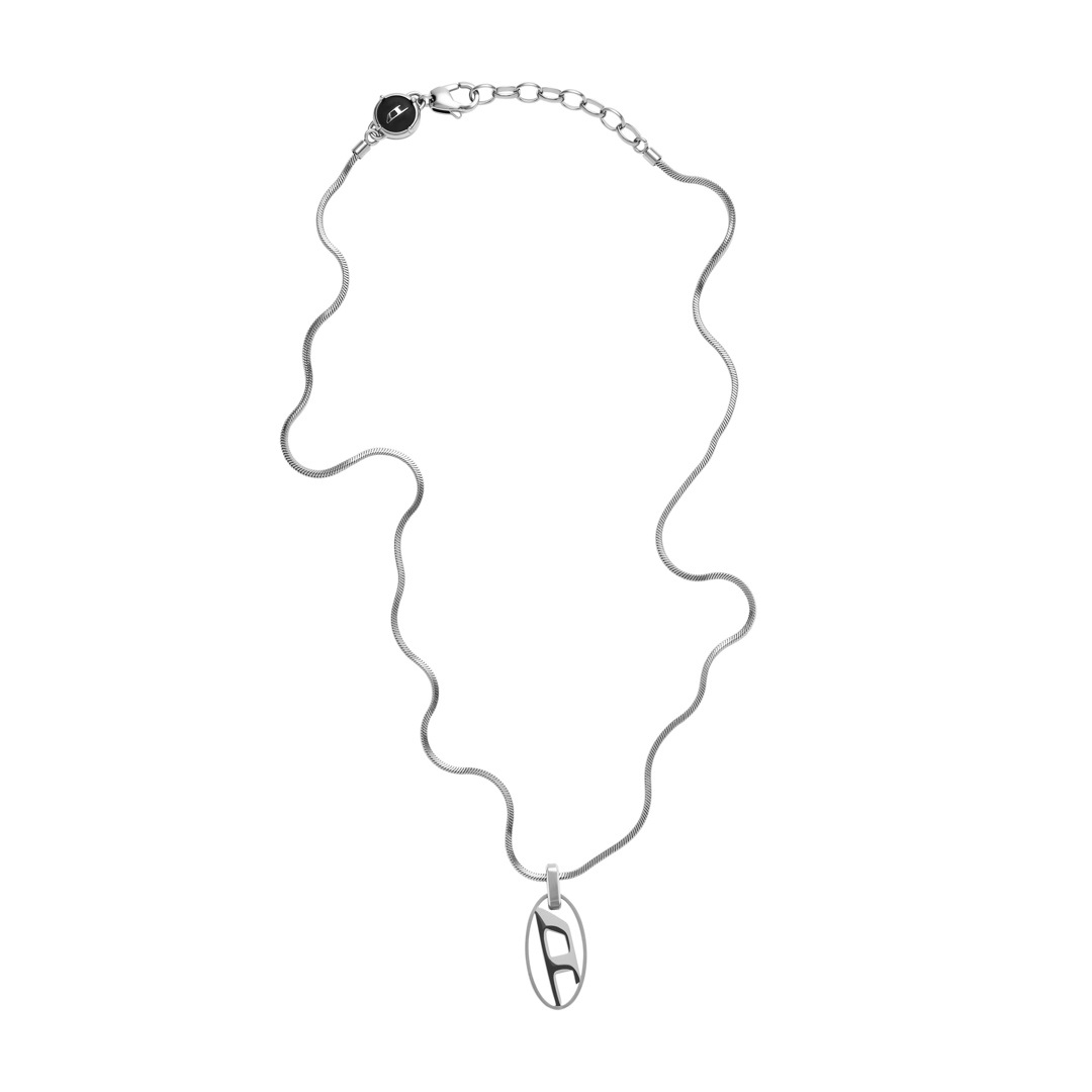Diesel Halskette Single Pendant Steel