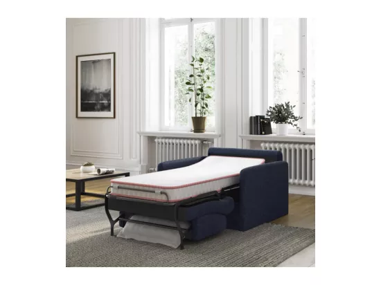 Fauteuil couchage rapide Dan 70x190 en tissu