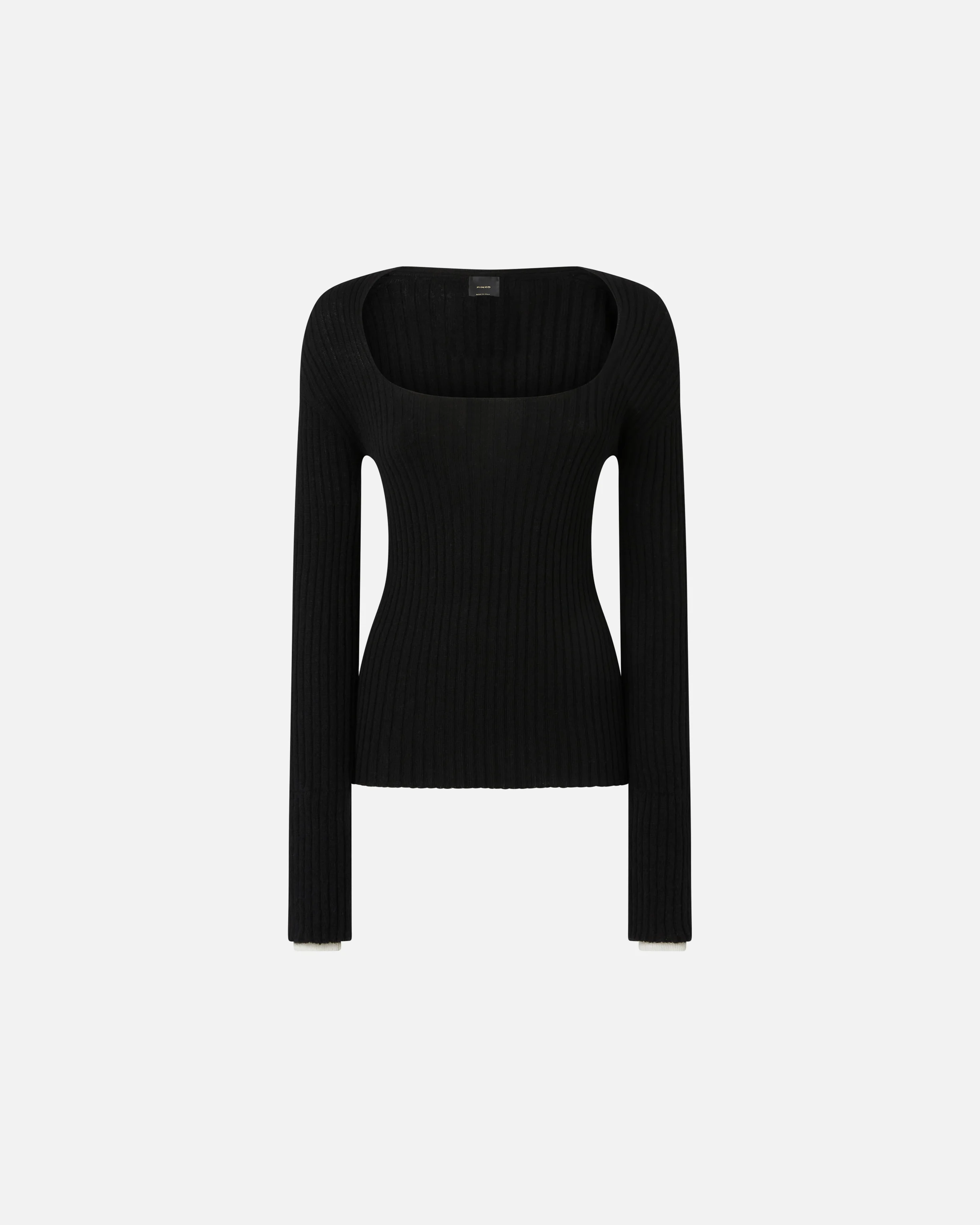 Ribbed sweater in wool and cashmere | Multicolore