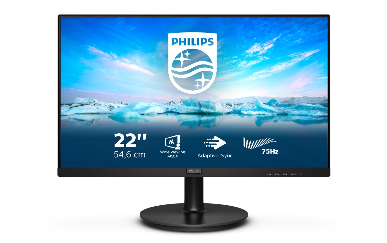 Monitor 222V8LA/00Kontraststarker 21.5